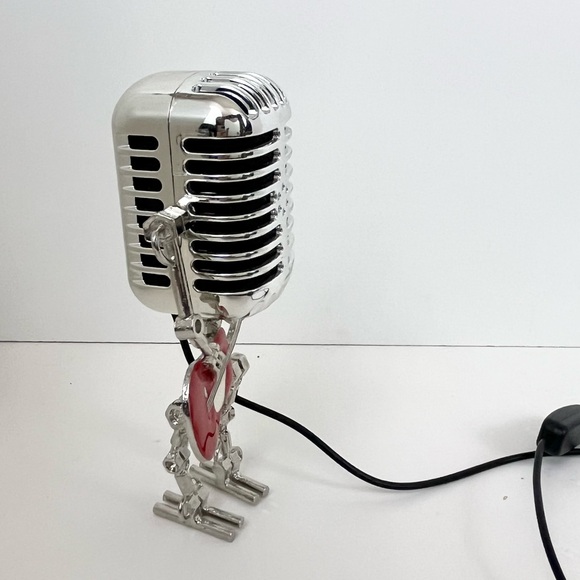 Steam Punk Microphone Man Light Decor Night Light - Picture 3 of 12